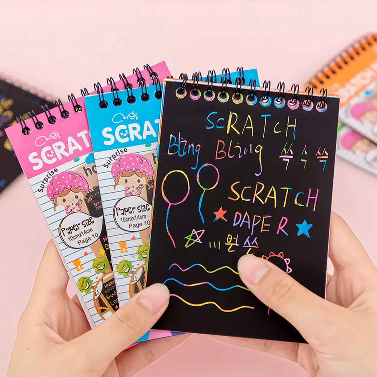 4609 Crafts Rainbow Art Scratch Paper Book Sheets 10 Page  ( Pack Of 1 ) 4609 Crafts Rainbow Art Scratch Paper Book Sheets 10 Page  ( Pack Of 1 )